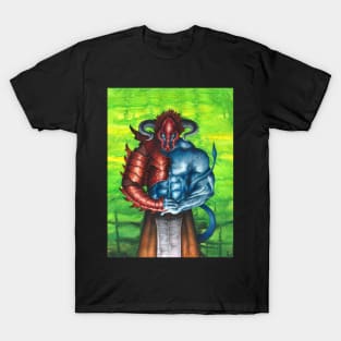 Warrior demon - fanasy art - monster art T-Shirt